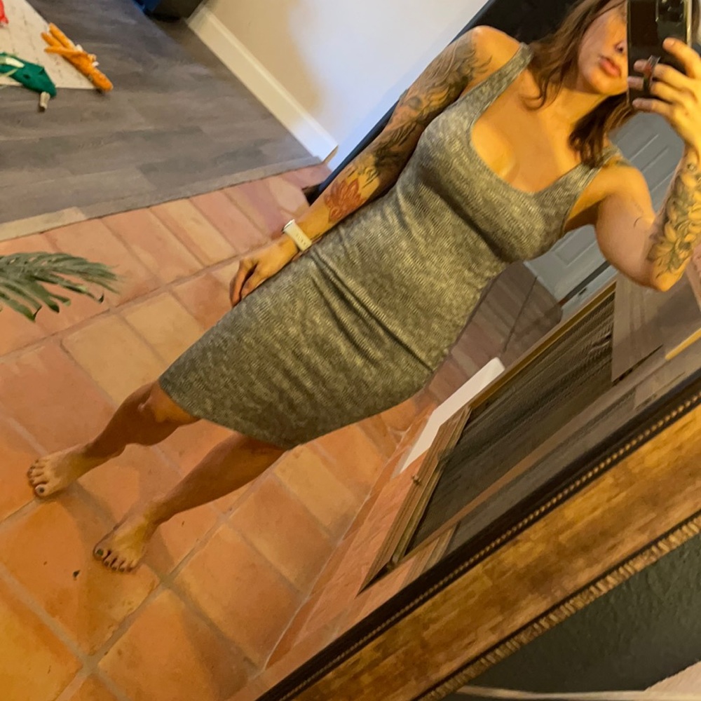 Heather grey bodycon